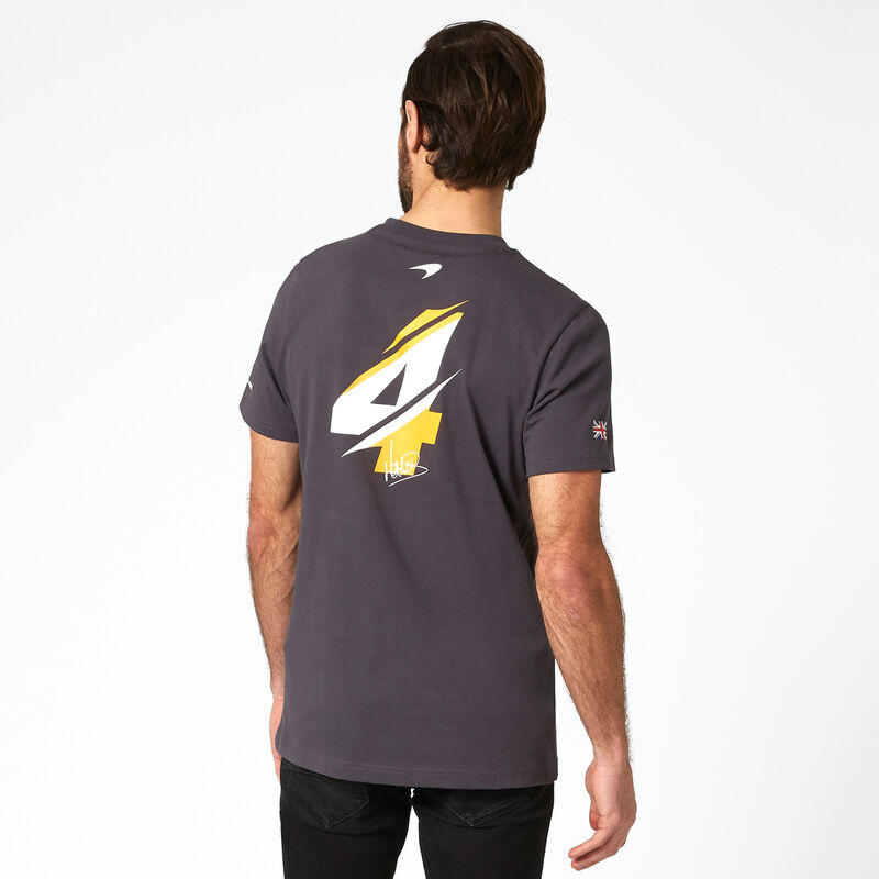 MCLAREN FW MENS LANDO GRAPHIC TEE - antracit
