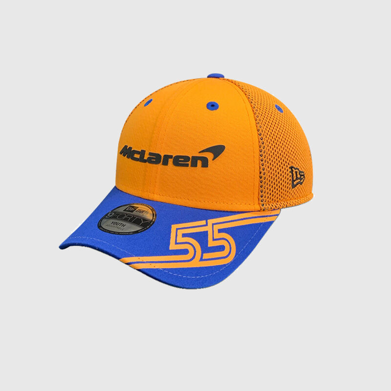 MCLAREN RP SAINZ FLATBRIM KIDS CAP - orange