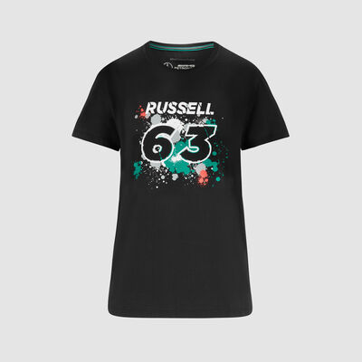 T-shirt George Russell n° 63 pour femme