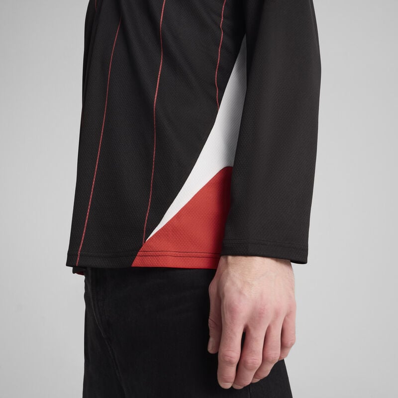 SF LS RACE JERSEY TEE - black