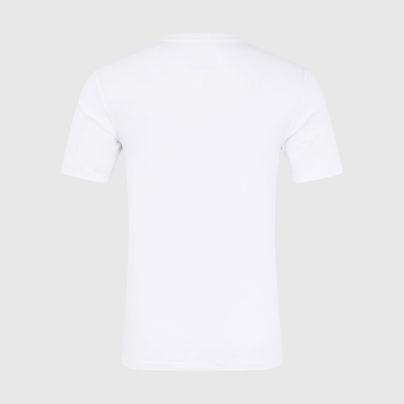 RBR FW UNISEX LARGE FRONT LOGO TEE - white