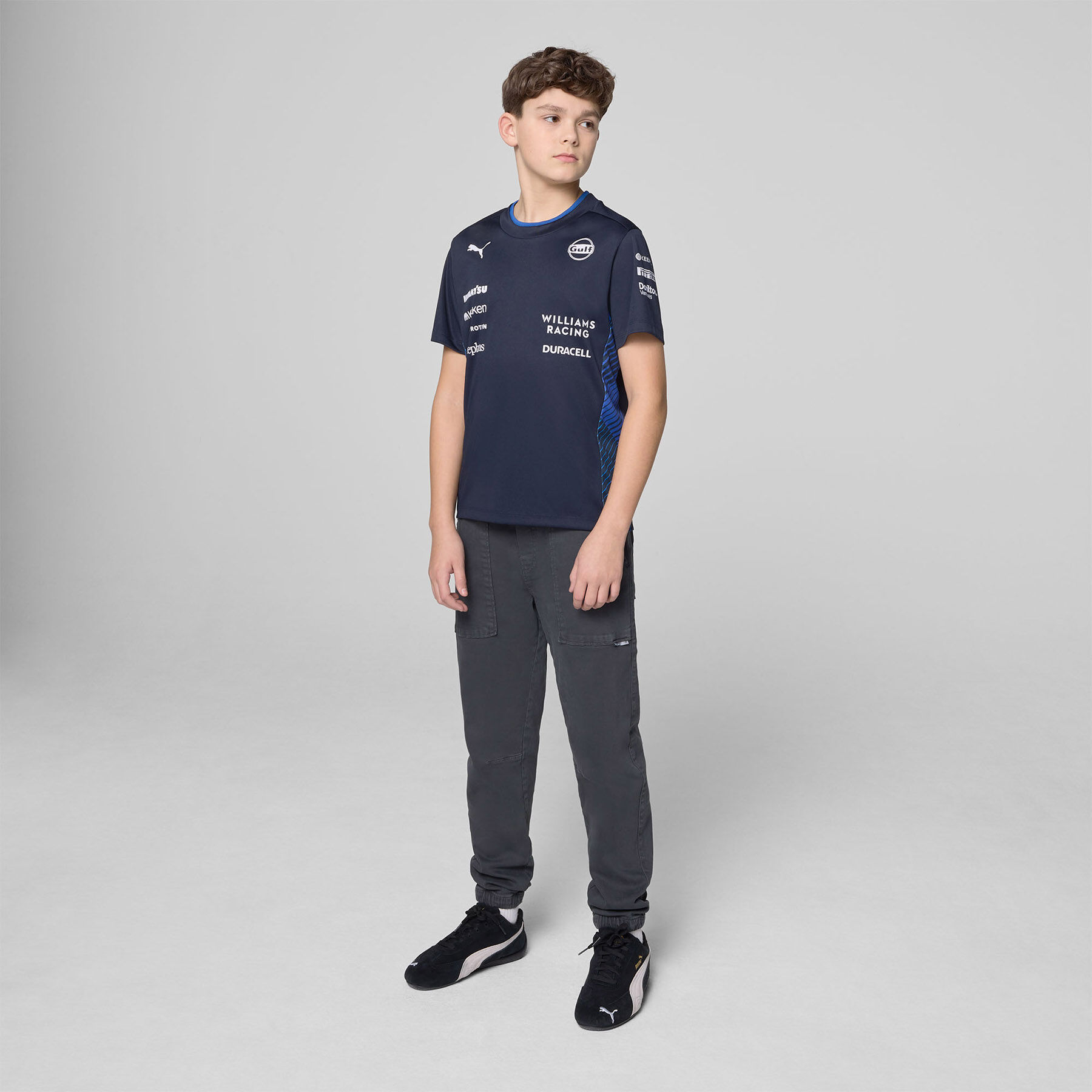Kids PUMA 2025 Team T-shirt - Williams Racing | Fuel For Fans Kids PUMA 2025 Team T-shirt - Williams Racing | Fuel For Fans