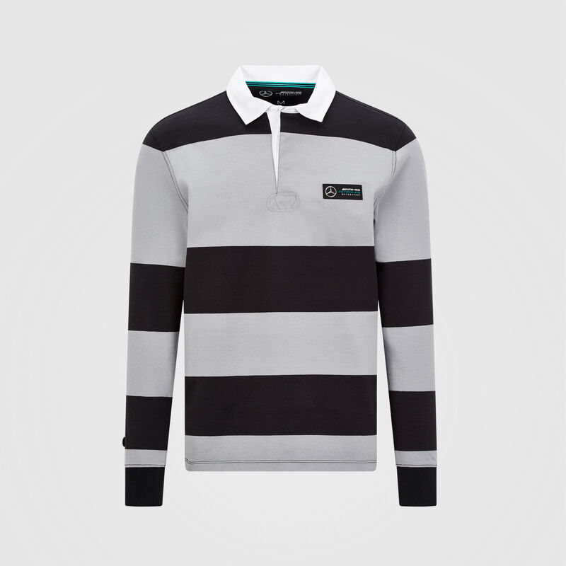 MAPM FW MENS LS POLO - black