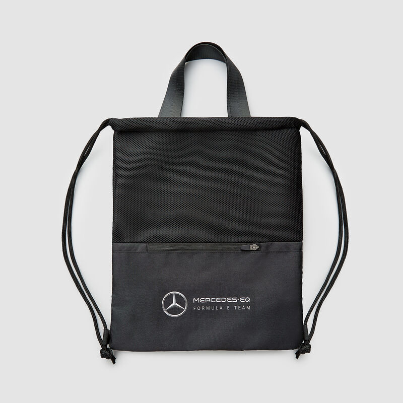 MERCEDES EQ SL DRAWSTRING BAG - black