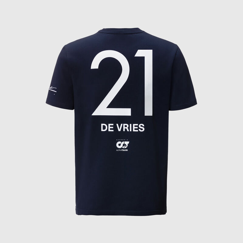 ALPHA TAURI SL MENS DE VRIES TEE - navy