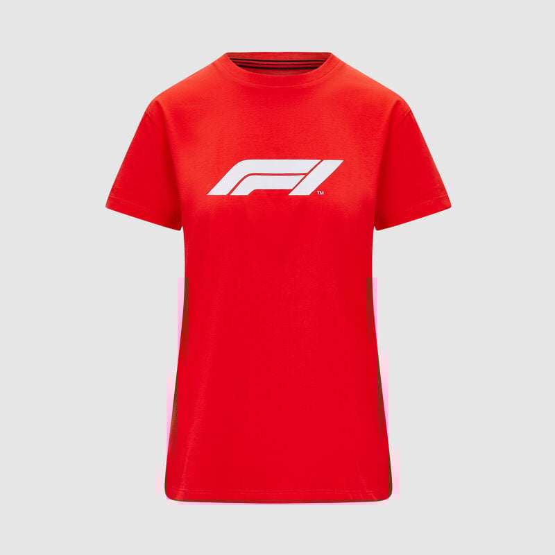 F1 FW WOMENS LOGO TEE - red