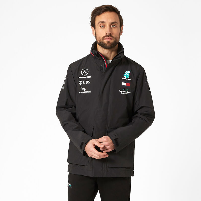 2020 Team Rain Jacket - Mercedes-AMG Petronas Motorsport | Fuel For Fans
