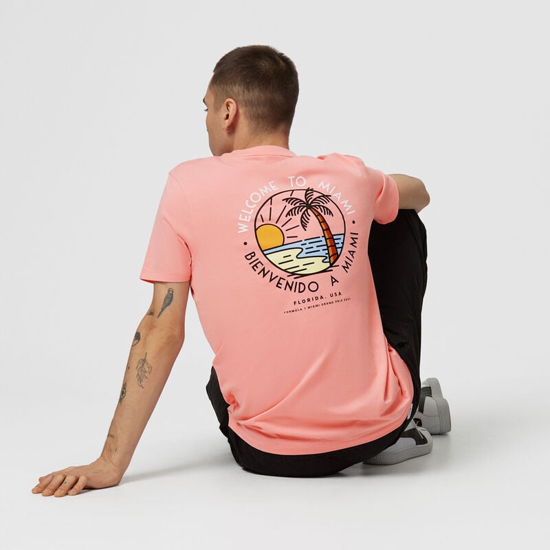 F1 FW RS MIAMI TEE - pink
