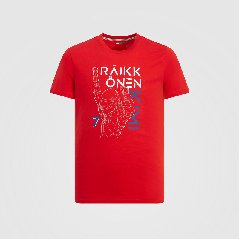 SF FW MENS LECLERC DRIVER TEE - red
