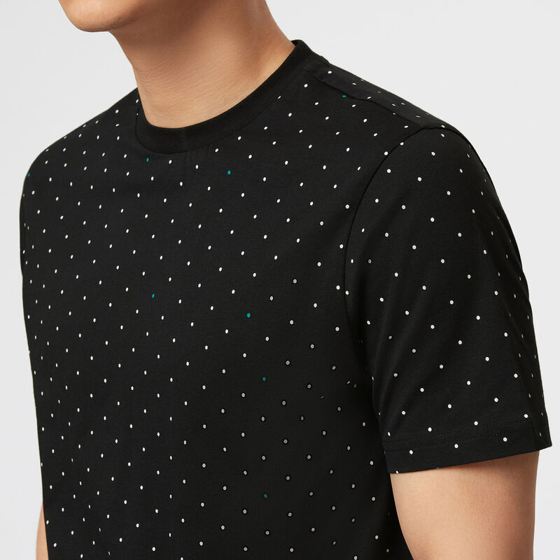MAPF1 FW MENS POLKA DOT TEE - black