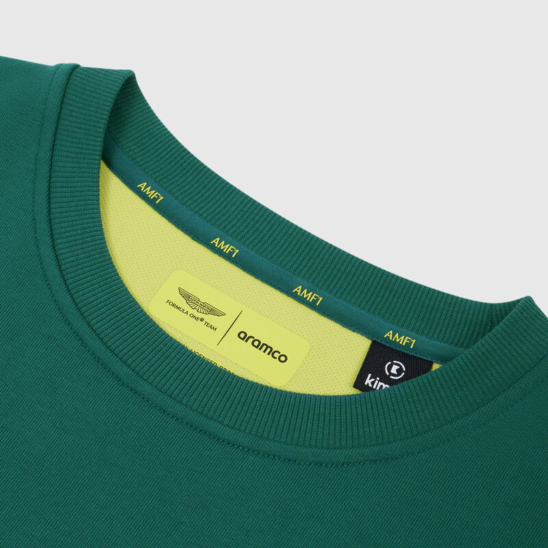 AMF1 FW KIMOA CHEST EMB SWEATSHIRT - green
