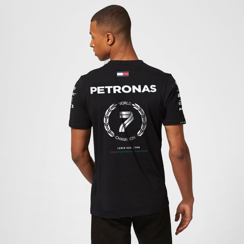 MAPF1 RP MENS LEWIS CHAMPIONSHIP TEE - black