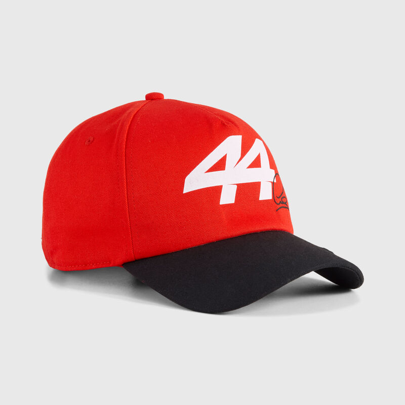 PUMA Lewis Hamilton Graphic Cap 2026 - Scuderia Ferrari F1 - Rosso corsa ONE SIZE - 4070032313528 - Fuel For Fans F1 Merchandise store
