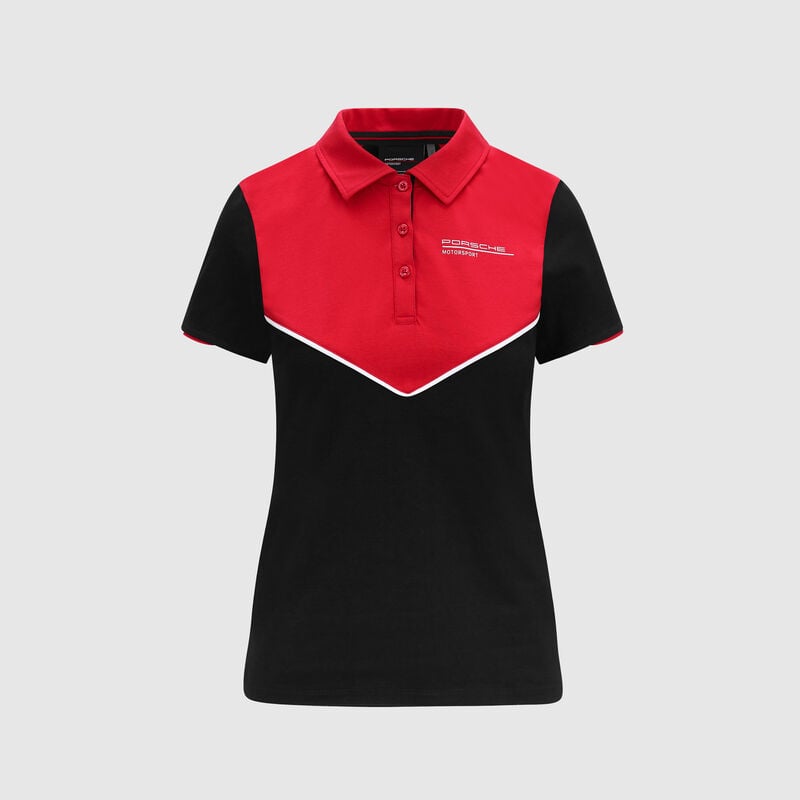 PORSCHE FW WOMENS POLO - black