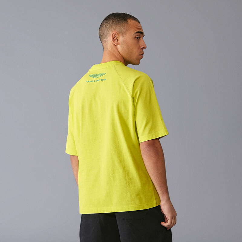 AMF1 FW LOGO TEE - lime