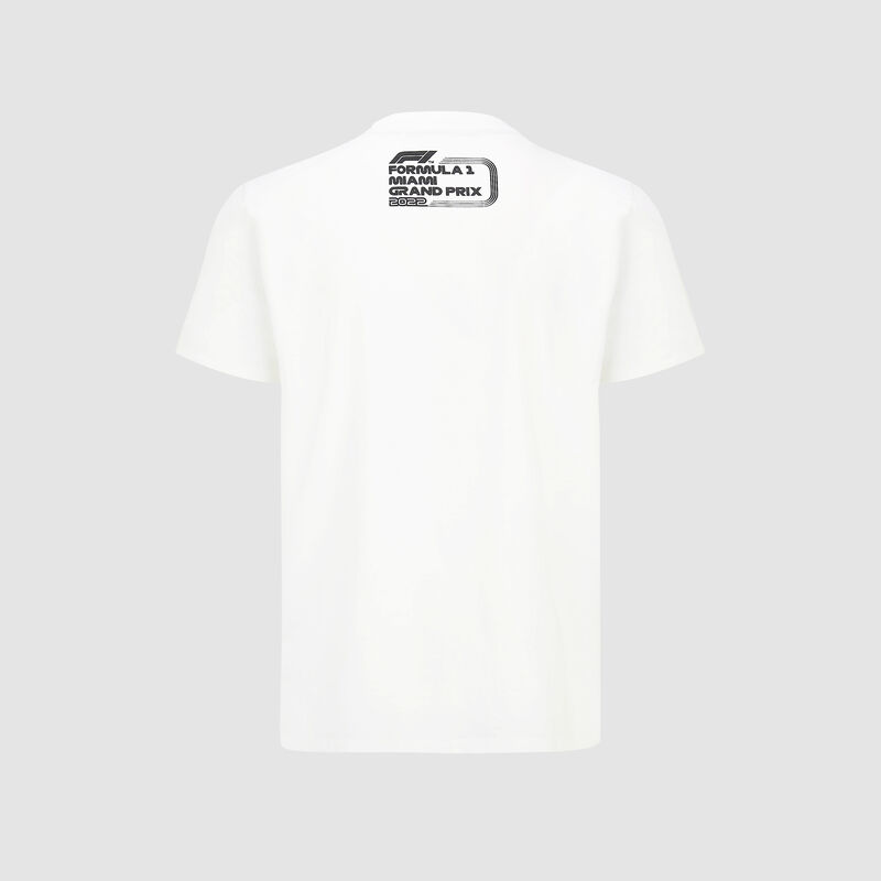 F1 FW MENS PASTEL MIAMI GRAPHIC TEE 2 - white