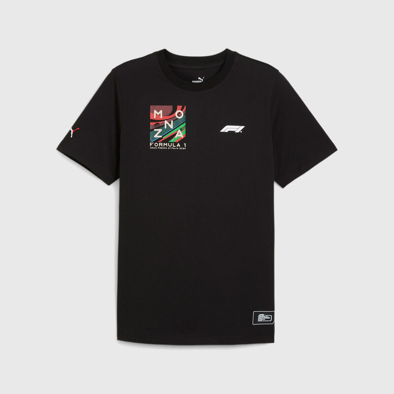 PUMA F1® 2024 Italian GP T-shirt 2024 - F1 Collection - Black XL for males - Fuel For Fans F1 Merchandise store