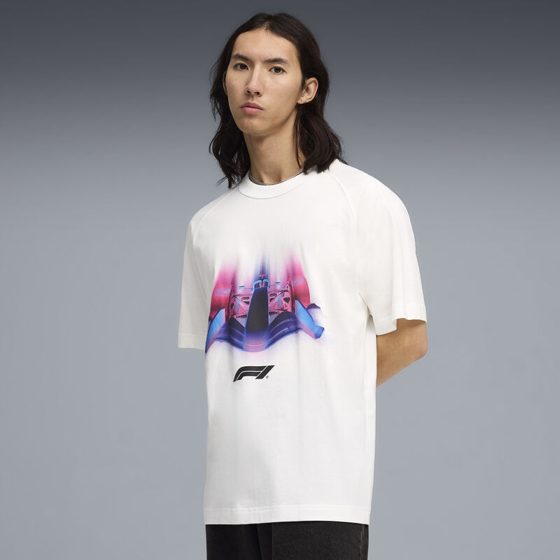 F1 LS Graphic Tee - white