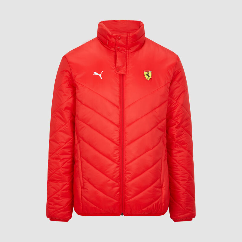 SF PU FW MENS PADDED JACKET - red