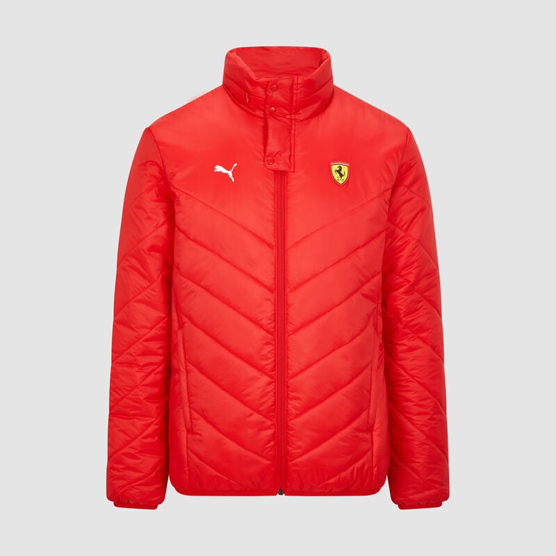 SF PU FW MENS PADDED JACKET - red