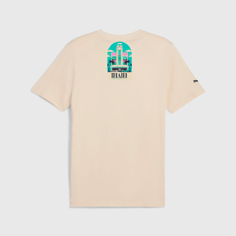 F1 FW MIAMI SE TEE - white