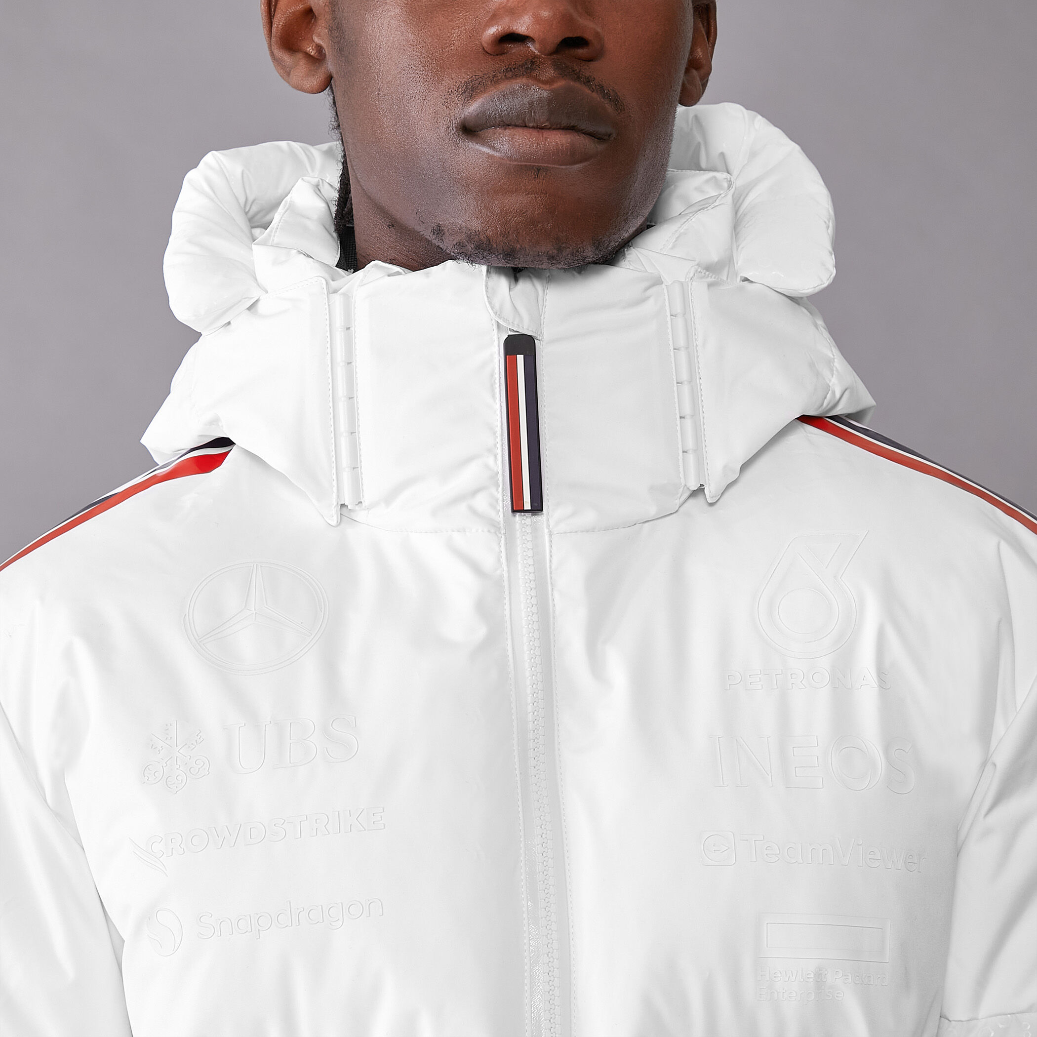 Mercedes padded jacket outlet