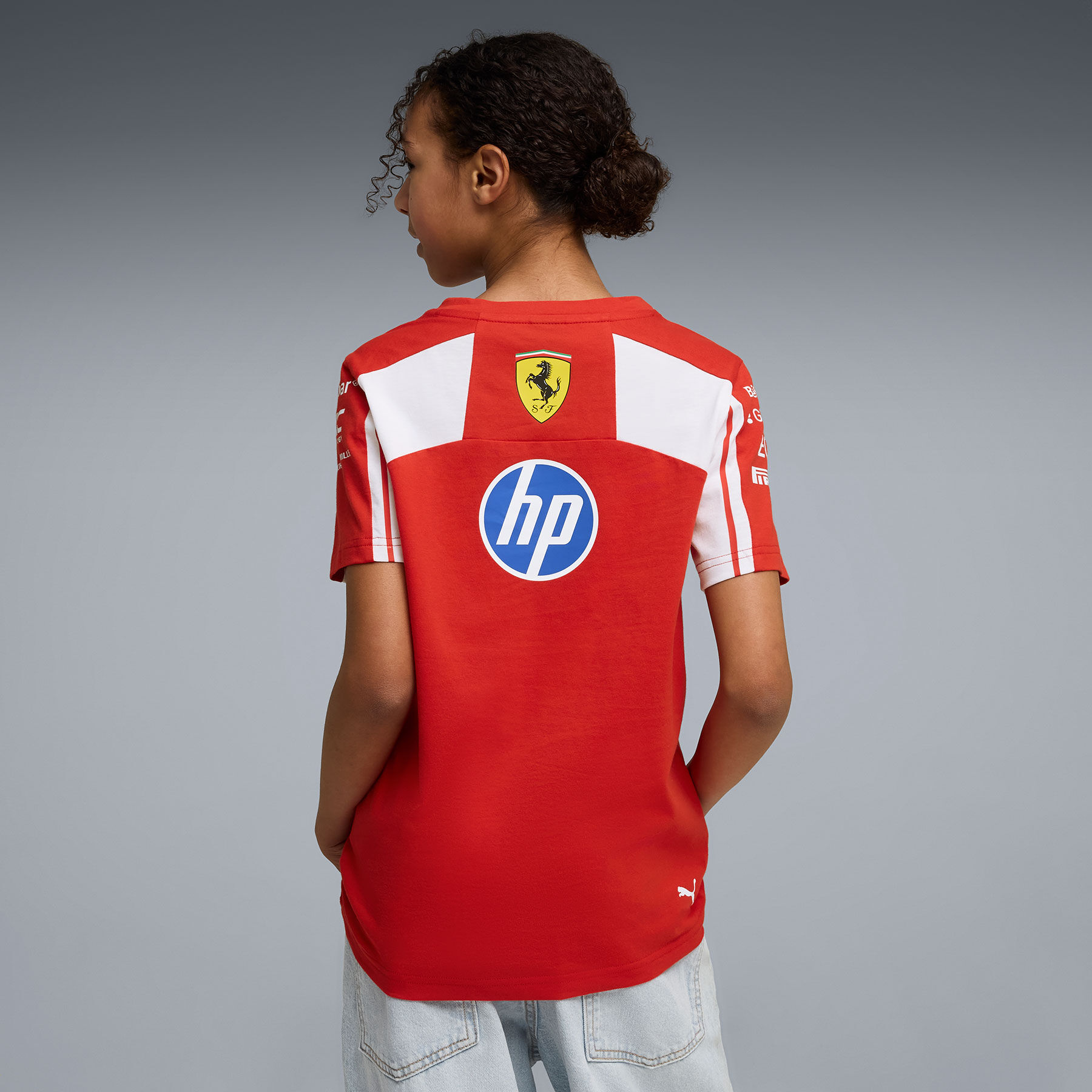 PUMA Kids 2026 Team T-shirt - Scuderia Ferrari F1 | Fuel For Fans
