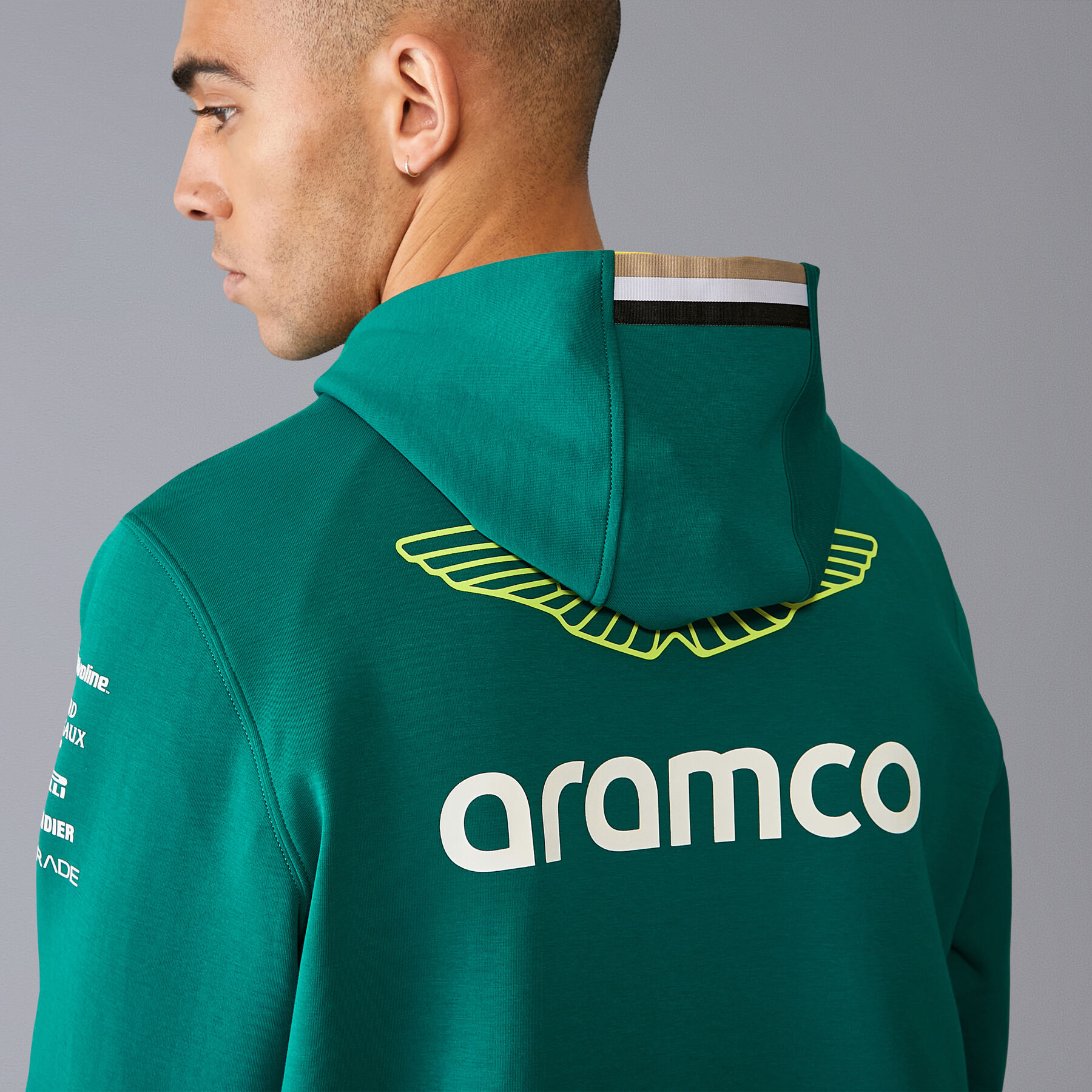 Felpa con cappuccio Team 2024 Aston Martin F1 Team Fuel For Fans
