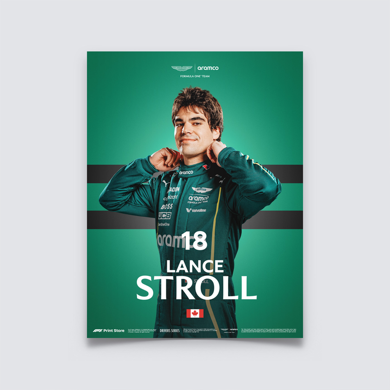 AMF1 LS 2025 DRIVER POSTER - Green