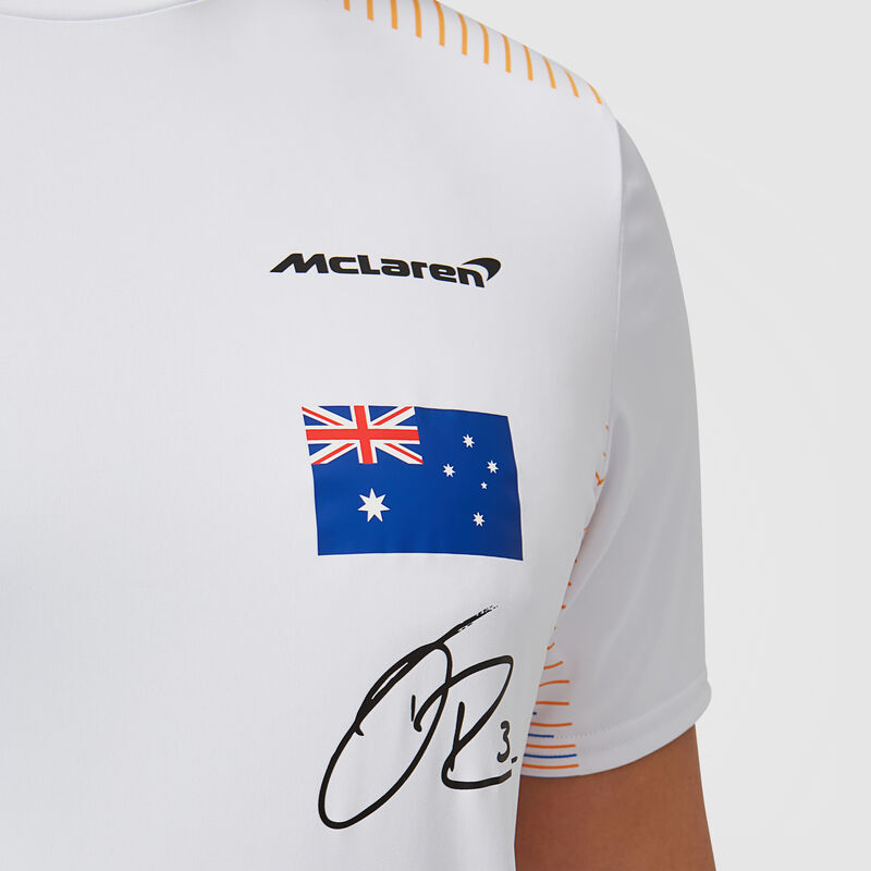 MCLAREN RP MENS RICCIARDO TEE - white