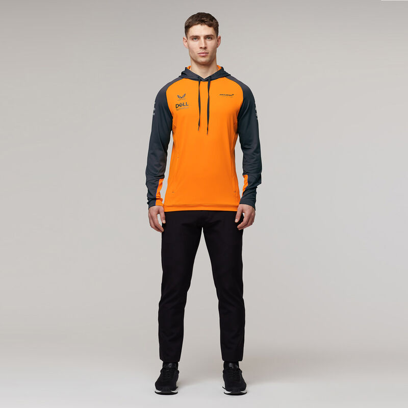 MCLAREN UNISEX HOODED SWEAT - orange