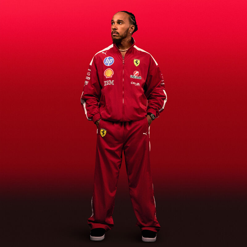 SF RP DRIVERS T7 OVERSIZED PANTS - red
