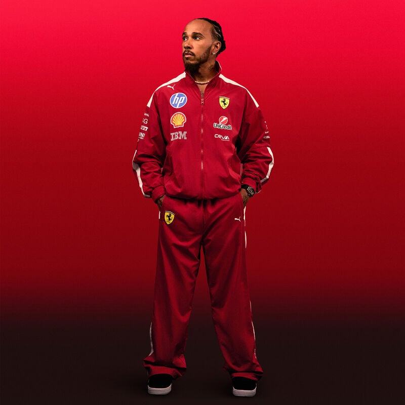 SF RP DRIVERS T7 OVERSIZED PANTS - red