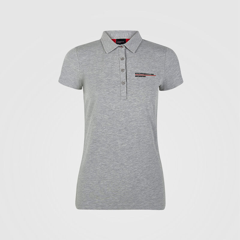 PORSCHE FW WOMENS POLO - grey