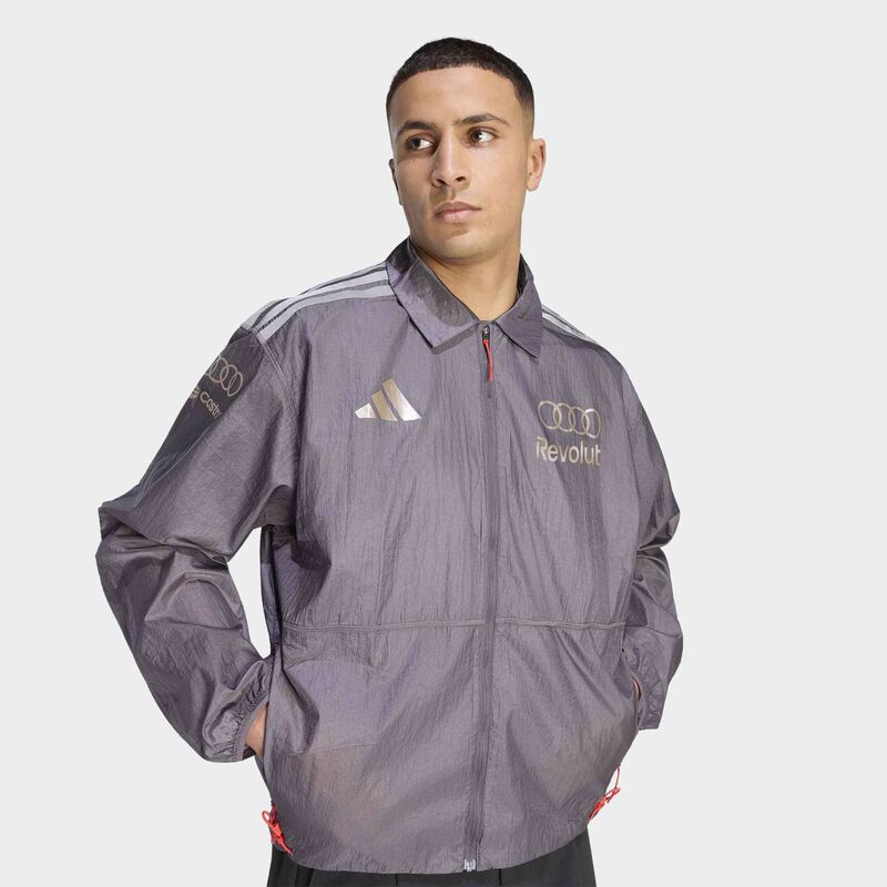 AUDI RP MENS DRIVER PADDOCK JACKET - Grey Strata