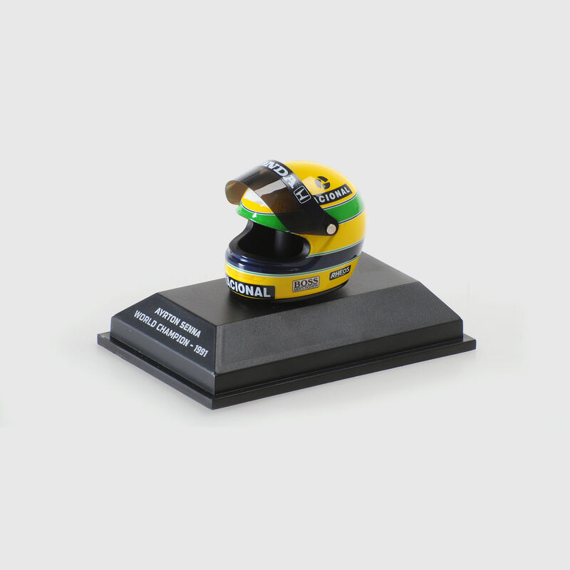 SENNA 1991 HELMET 1:8 - yellow