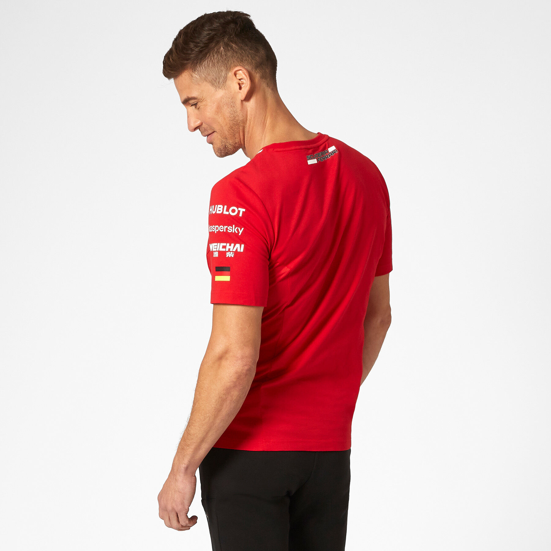Sebastian Vettel T-Shirt Kinder Rot Scuderia Ferrari Offizielle Formel 1 Merchandise 2020 Baumwolle