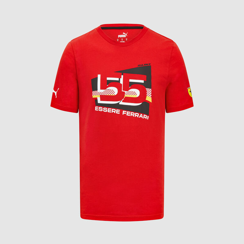 SF FW MENS DRIVER TEE - red-sainz