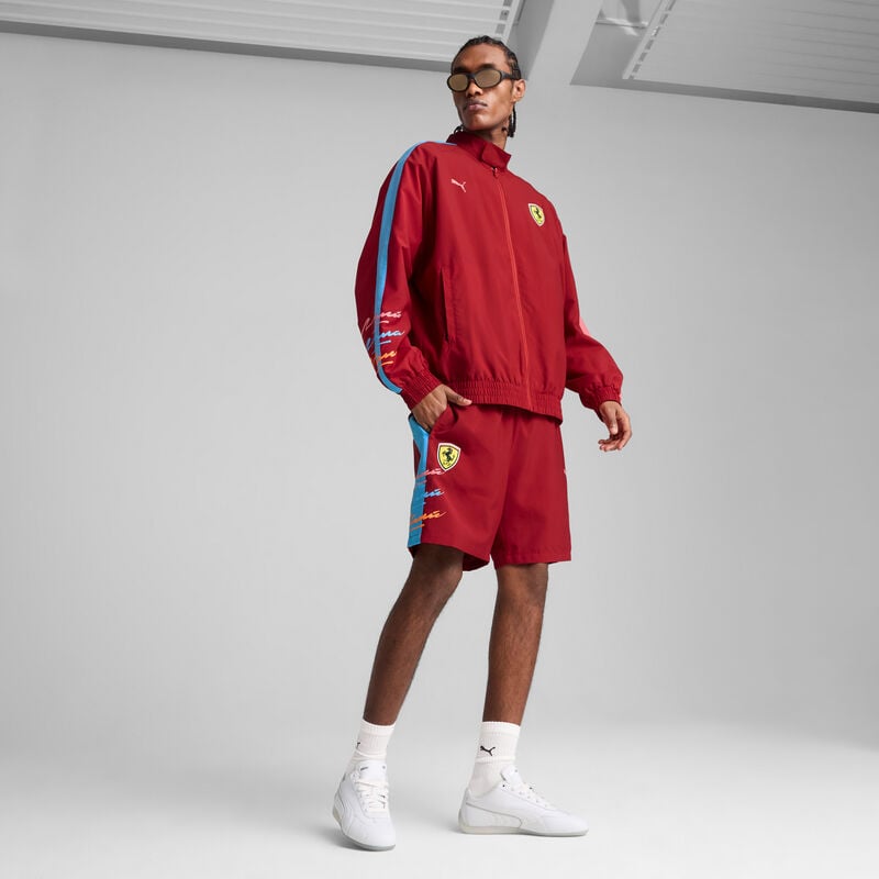 SF LS MIAMI T7 JACKET - tibetan red