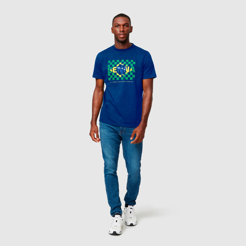 AS FW MENS FLAG TEE - navy