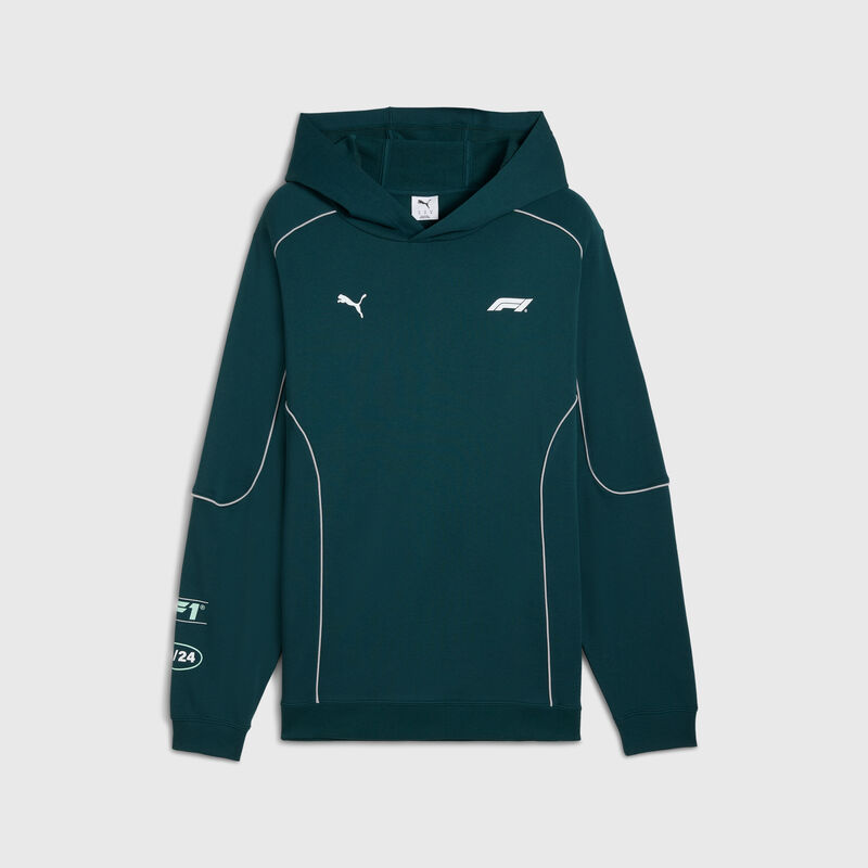 F1 LS 75 YRS GRAPHIC HOODIE - dark green