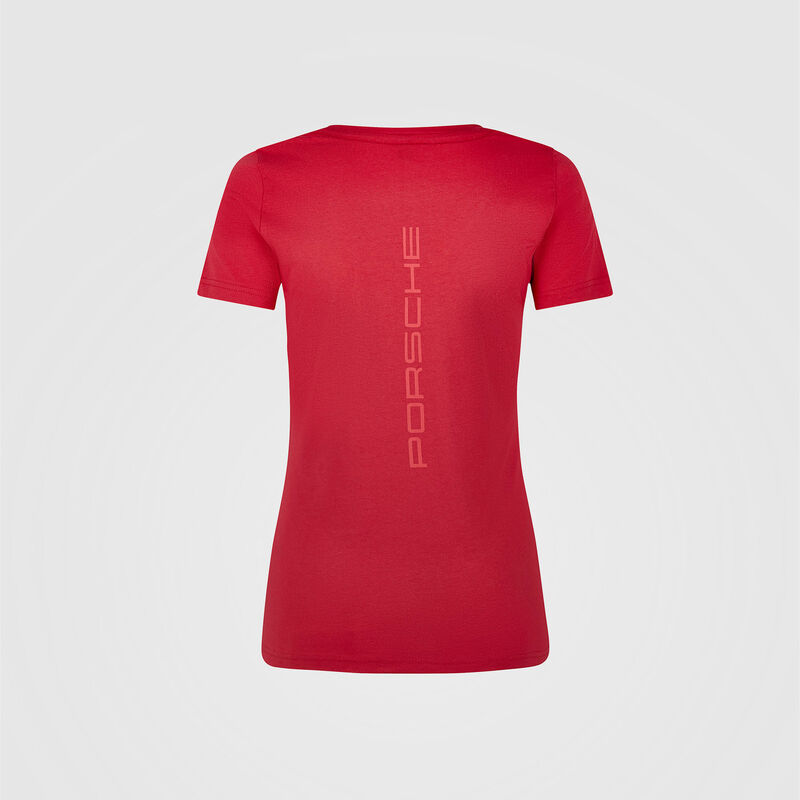 PORSCHE FW WOMENS TEE - red