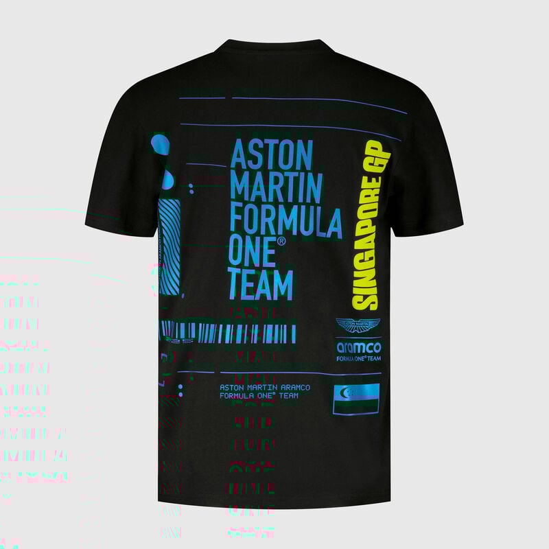 AMF1 FW SE SINGAPORE GP TEE - black