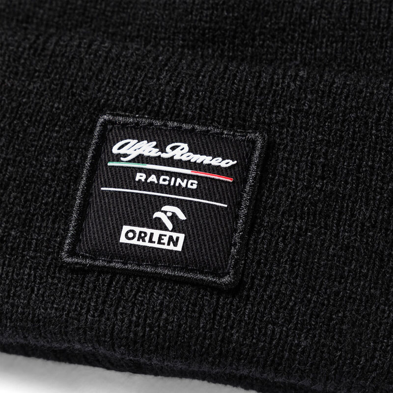 ALFA ROMEO RACING TEAM BEANIE - black