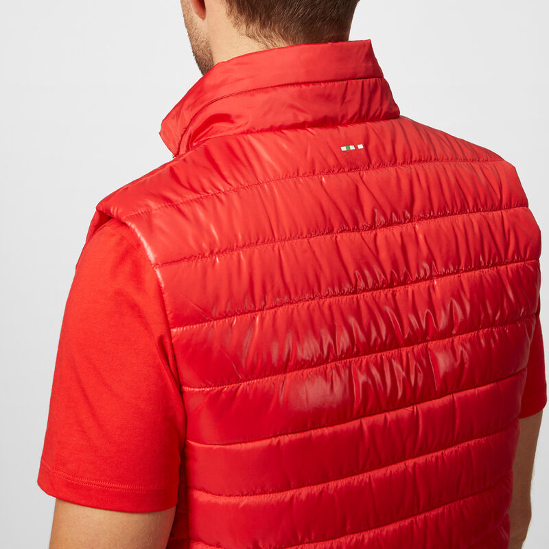 SF FW MENS PADDED GILET - red