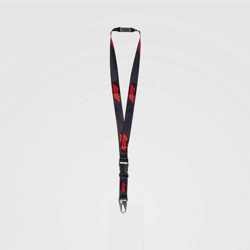 F1 FW LOGO LANYARD - black