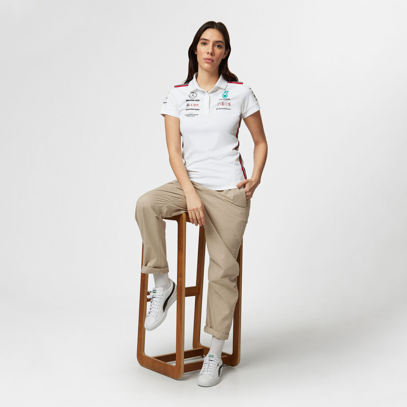 MAPF1 RP WOMENS POLO - white