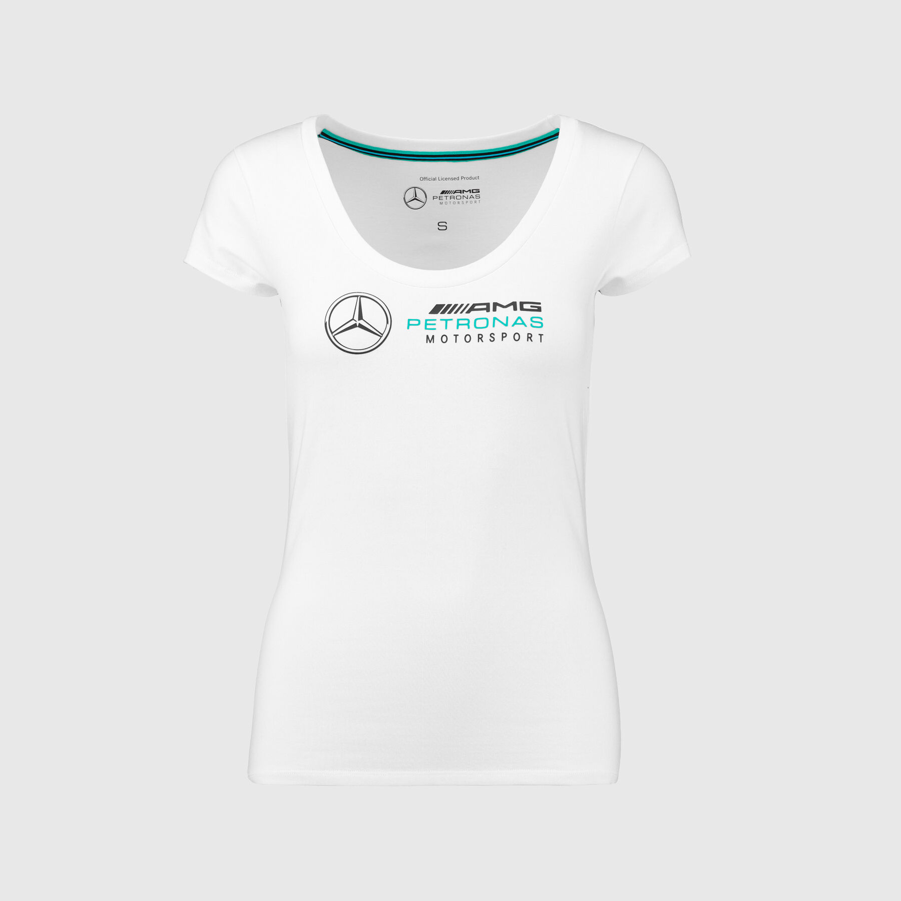 Womens Team Logo T Shirt Mercedes AMG Petronas Fuel For Fans