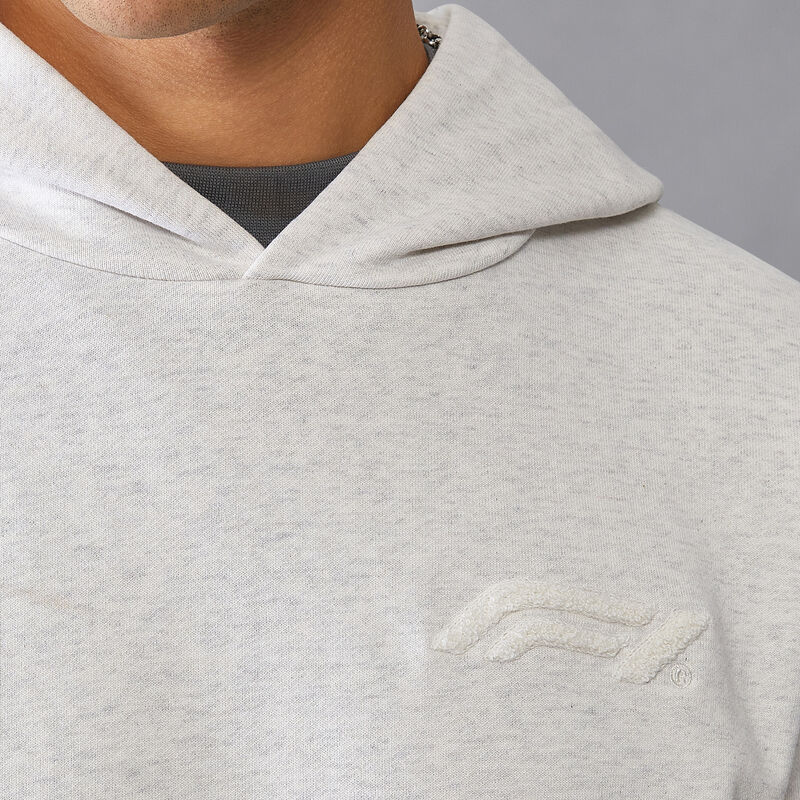 F1 FW BOUCLE HOODY - white