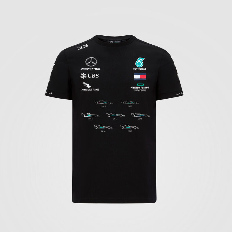 MAPF1 RP MENS MERCEDES CHAMPIONSHIP TEE - black